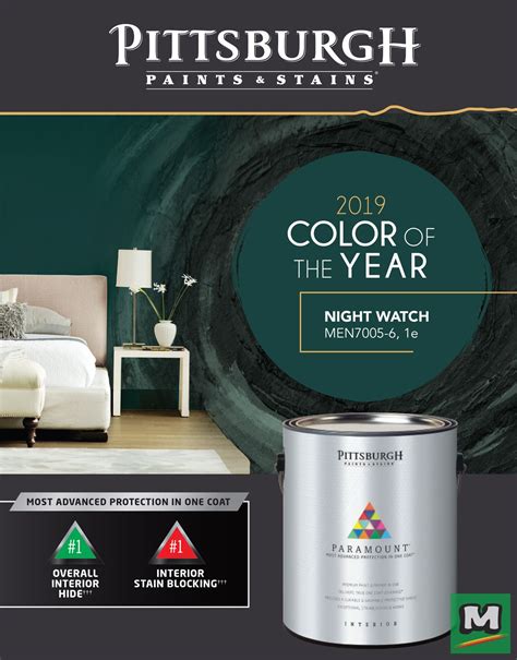 The Pittsburgh Paints And Stains 2019 Color Of The Year Is Here Night