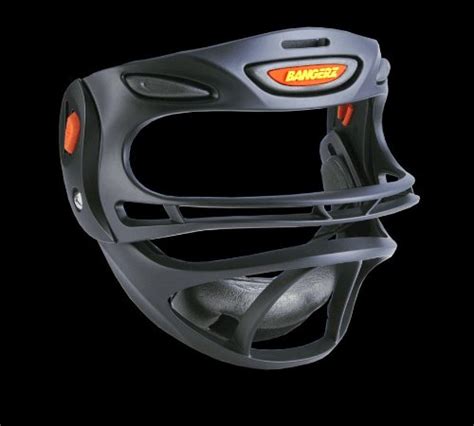 Bangerz Softball Fielders Pitcher Face Guard Protection Mask Clear Hs