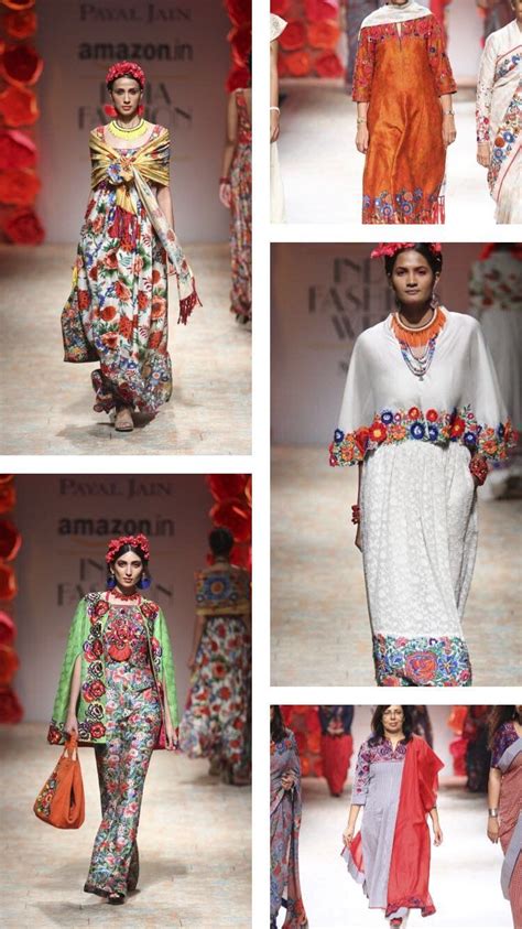 payal jain india fashion week payal spring summer 2018 indian dresses kimono top december
