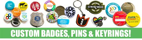 Custom Made Badges Enamel Pins Name Bars