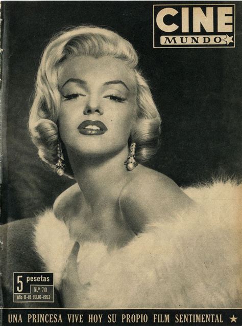 stunning marilyn monroe magazine cover from 1953