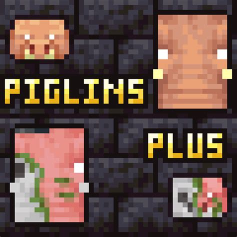Piglins Plus V12 Minecraft Texture Pack
