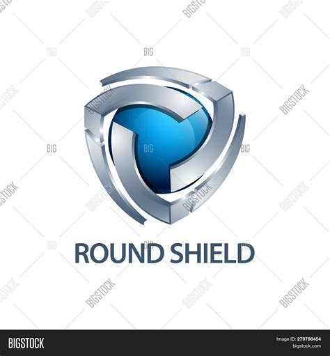 Round Shield Logo Vector And Photo Free Trial Bigstock