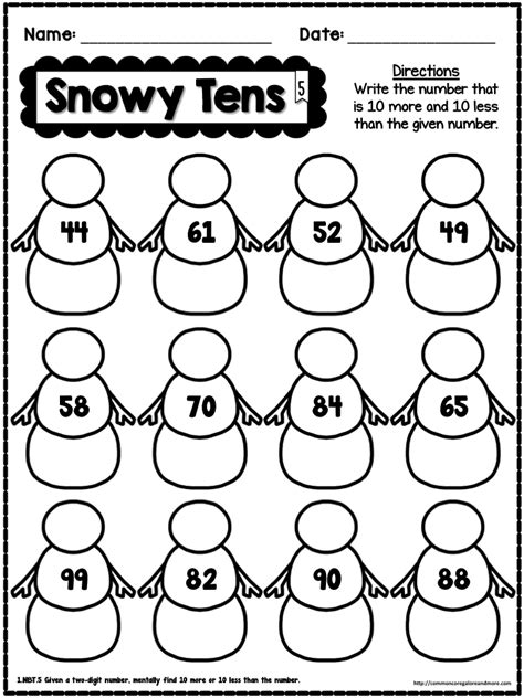 These coloring pages make excellent holiday crafts. Winter NO PREP Math Printables - Beth Kelly