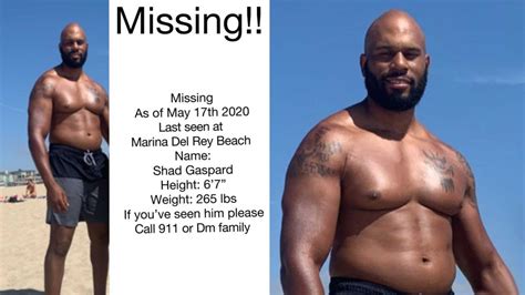 Former Wwe Star Shad Gaspard Missing After Swimming At Venice Beach Entertainment Tonight