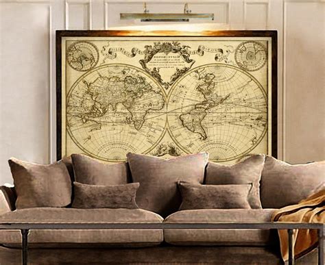 Large World Wall Map By The Future Mapping Company Ma