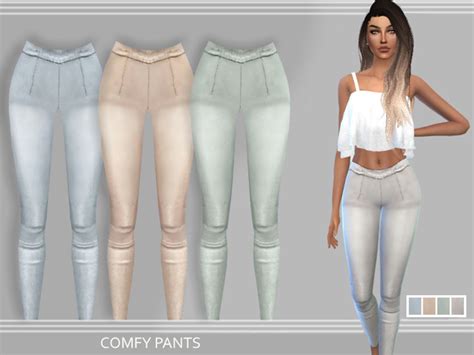 The Sims Resource Comfy Pants By Puresim • Sims 4 Downloads