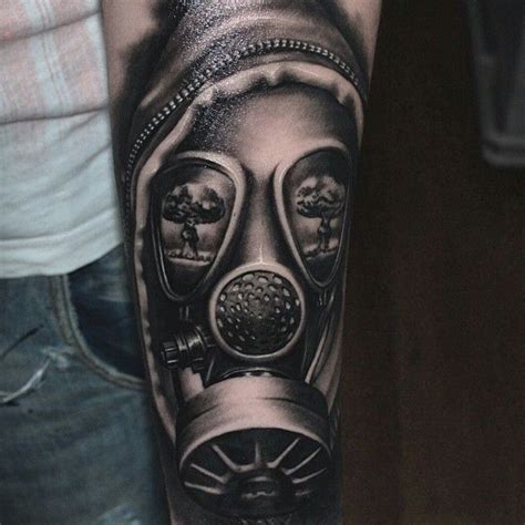 10 Intimidating Gas Mask Tattoo Designs Design Press