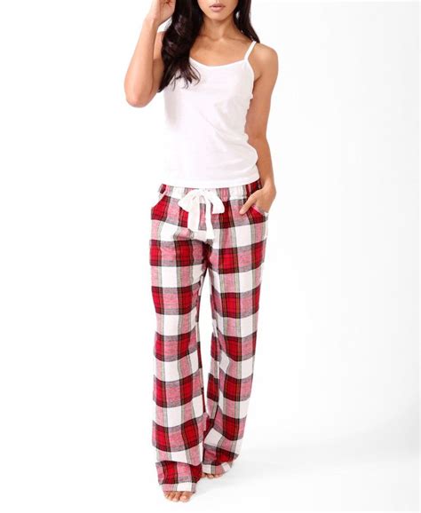 Typical Me Pajamas Comfy Plaid Pants Women Clothes