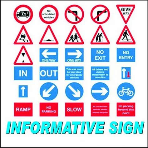 Informative Safety Signage At Rs 100piece In Chandigarh Id 3578308673