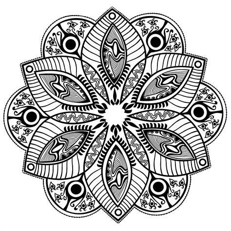 ¡todas están listas para descargar e imprimir! Mandalas Tipos De Flores Para Dibujar - Vernajoyce Blogs