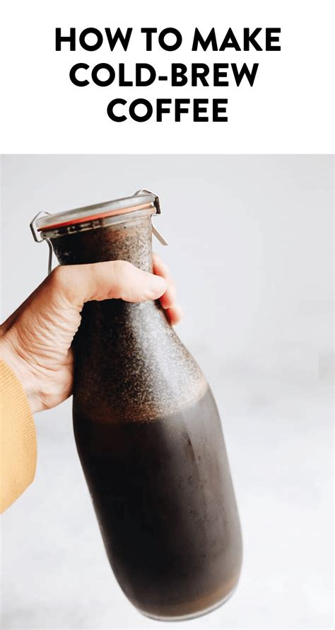 Diy Cold Brew Coffee Step By Step Instructions The Healthy Maven Cold Coffee Recipes Diy