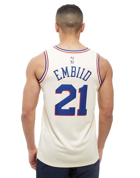 Now, thanks to the philadelphia 76ers, the founding fathers have what they were hoping for all those years ago: Lyst - Nike Nba Embiid Philadelphia 76ers City Jersey in White for Men