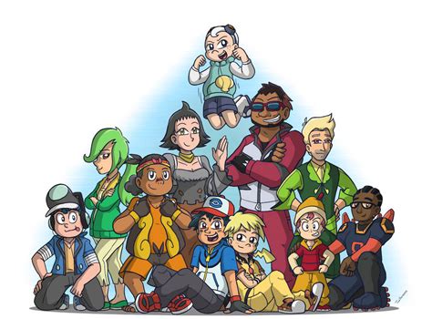 Bw Ashs Team By Toonstarterz On Deviantart