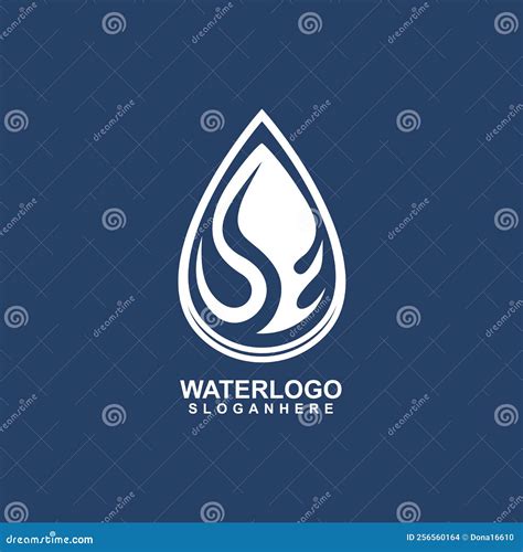 Water Logo Stock Vector Illustration Of Motion Fresh 256560164