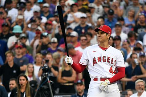 Updates Angels Shohei Ohtani Competes In Home Run Derby Orange