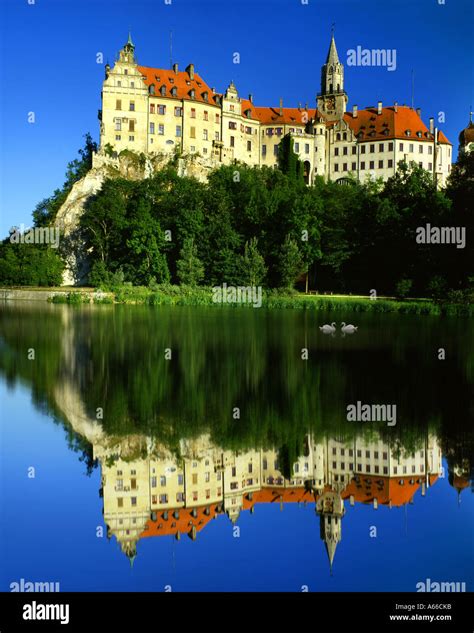 De Baden Wuerttemberg Hohenzollern Castle At Sigmaringen And River