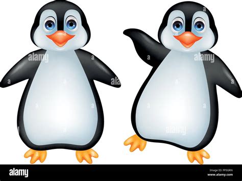 Funny Penguin Cartoon Stock Vector Image And Art Alamy