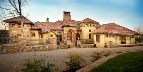 Old World Tuscan Ramsey Building Tuscan Home Exterior Home Styles