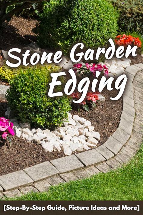 How To Stone Garden Edging Garden Design Ideas