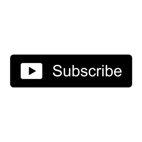 Black And White YouTube Subscribe Button White Background UI Design Motion Design D Art By