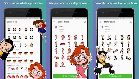 10 Best Whatsapp Sticker Packs For Android In 2019 Droidviews