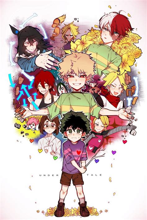 Boku No Hero Academia X Undertale Cross Over My Hero Academia