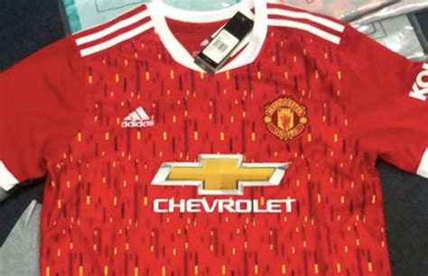 The manchester united home and away jerseys, featuring a 1960's design, meets modern day technology. You're Kidding, Right? Manchester United Leaked Home Kit a ...