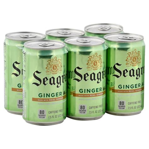 Seagrams Ginger Ale 75 Oz Cans Shop Soda At H E B