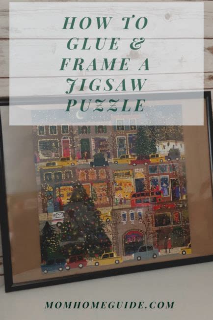 How To Save And Hang A Jigsaw Puzzle With No Frame