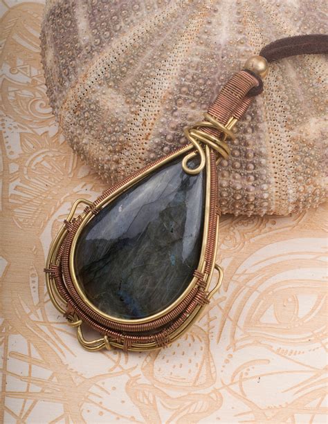 Powerful Amulets For Protection Copper Labradorite Necklace Etsy