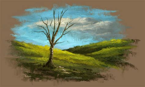 Concept Art And Photoshop Brushes Digital Painterly Style Landscape