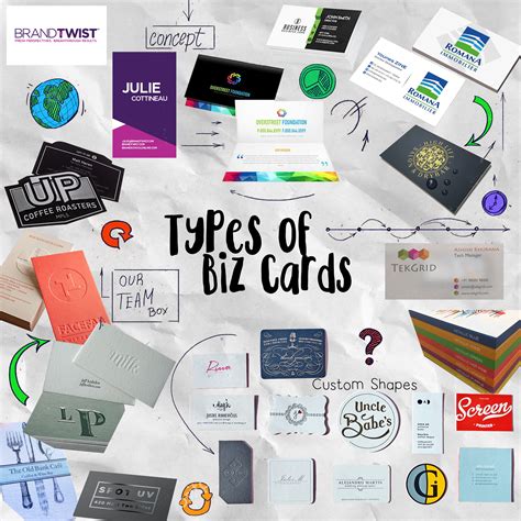 12 Types Of Business Cards Idea Landing Blog