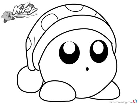 Kirby Coloring Pages Picture Noddy Free Printable