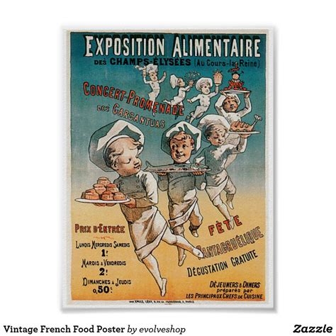 vintage french food poster in 2020 vintage food posters food poster vintage recipes