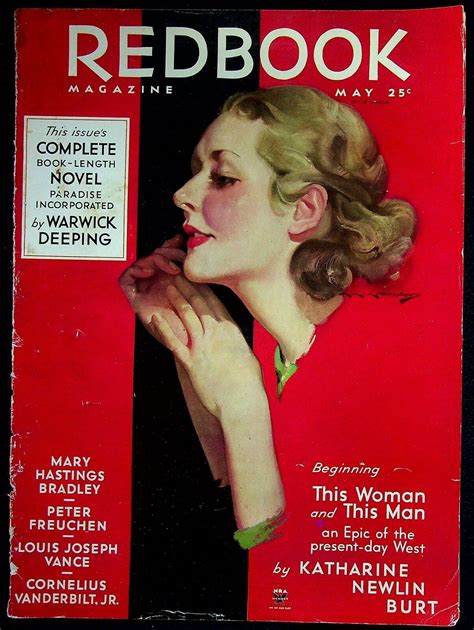 Redbook May 1934, , This issue's complete book-length novel parad