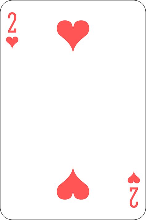 Hearts Two Deck Playing · Free Vector Graphic On Pixabay