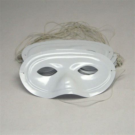 Plastic White Half Masks Half Mask Easy Costumes Mask