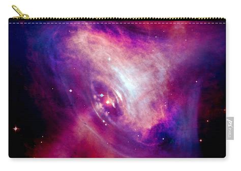 Combined X Ray And Optical Images Of The Crab Nebula Carry All Pouch By