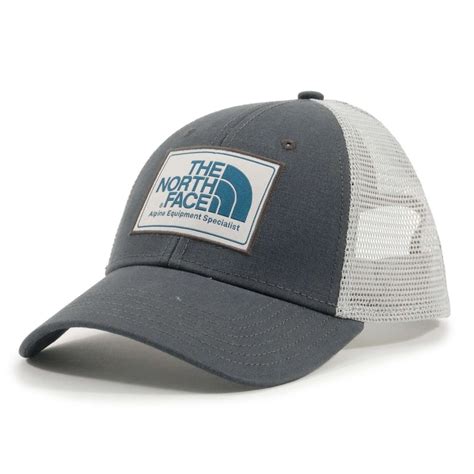 The north face mudder trucker hat hike camp rugged tnf black asphalt grey bnwt. The North Face Mudder Trucker Hat Asphalt Grey High Rise ...