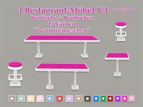 Akisima Sims Blog Furniture Restaurant • Sims 4 Downloads
