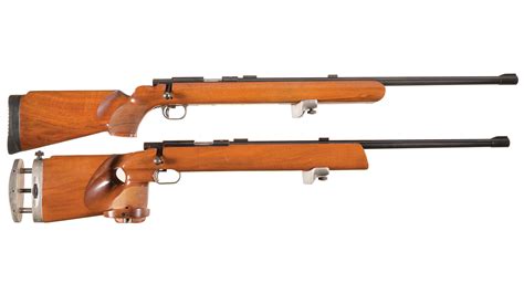 Two Anschutz Model 1411 Match 54 Rifles Rock Island Auction