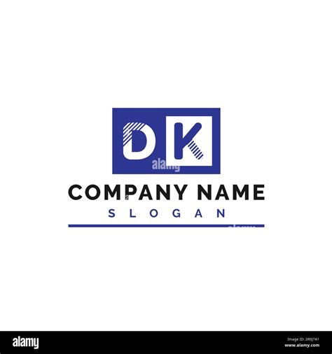 Dk Logo Design Dk Letter Logo Vector Illustration Vector Stock