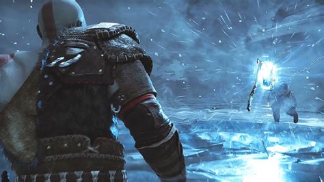 Kratos Vs Thor Boss Fight God Of War Ragnarok New Gameplay 4k Ps5 Youtube