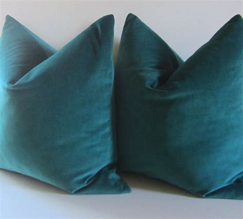 These throw pillows and covers are an easy. Set of Two Teal Pillows Decorative Pillow Cover 20 inch