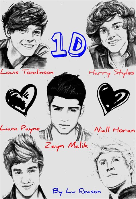 One Direction Drawing By Directionerriddhi On Deviantart