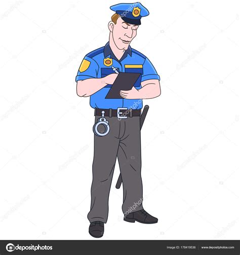 Dessin policier a été trouvée dans notre référentiel de plusieurs milliers de solutions. agent de policier de dessin animé — Image vectorielle ...