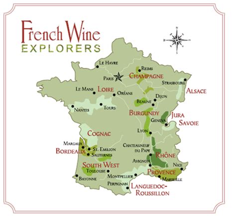 Nancy Nikko French Wine Map Wine Regions Of France 12 X 11 216mm X