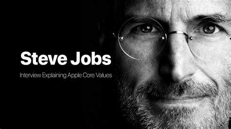 apple brand influence steve jobs explaining how apple kept its promise for the same core values