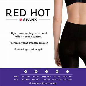 Red By Spanx Shaping Capri 2244